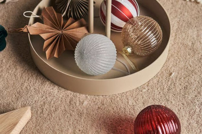Scandinavische kerstversiering warme decoratie