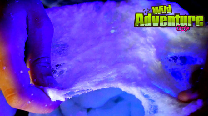 Slime, diy, cloud slime, crafts, slime recipe, the wild adventure girls, spider web slime, how to make slime