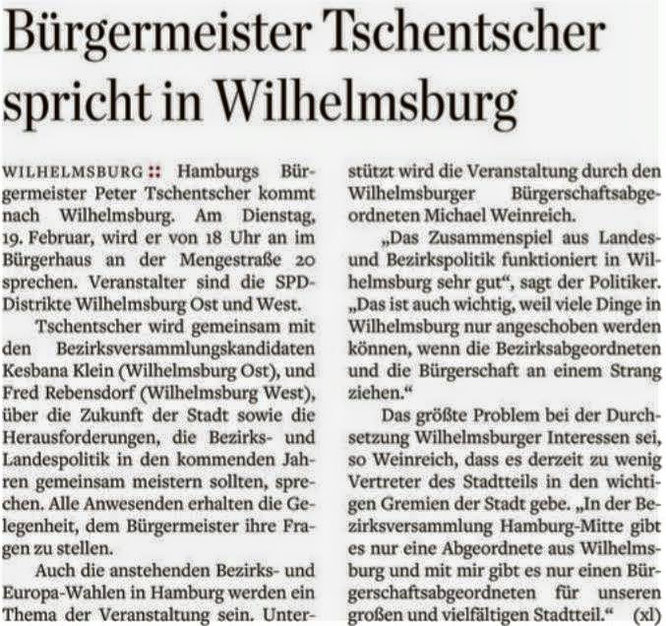 Hamburger Abendblatt vom 11.02.19