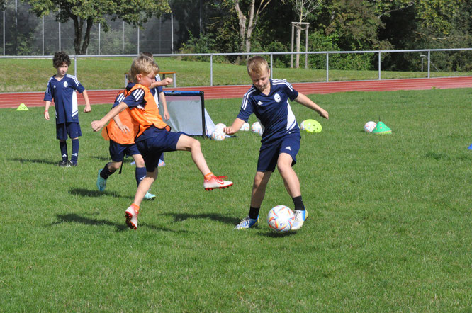 Ferienfußballschule der 1. JFG Rhön. Text und Bild: TSV, Heiko Rebhan