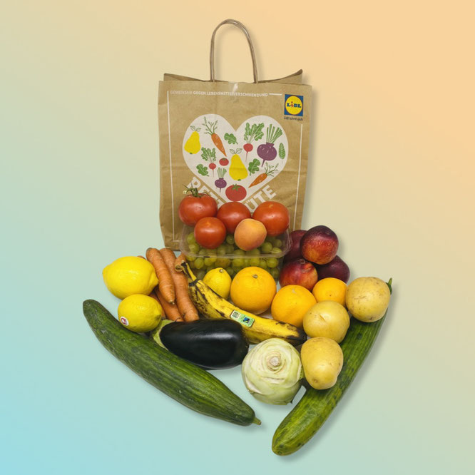 Die Lidl Rettertüte - für 3€ Obst und Gemüse eine zweite Chance geben -  abagfullofbeautys Webseite!