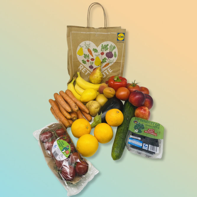 Die Lidl Rettertüte - für 3€ Obst und Gemüse eine zweite Chance geben -  abagfullofbeautys Webseite!