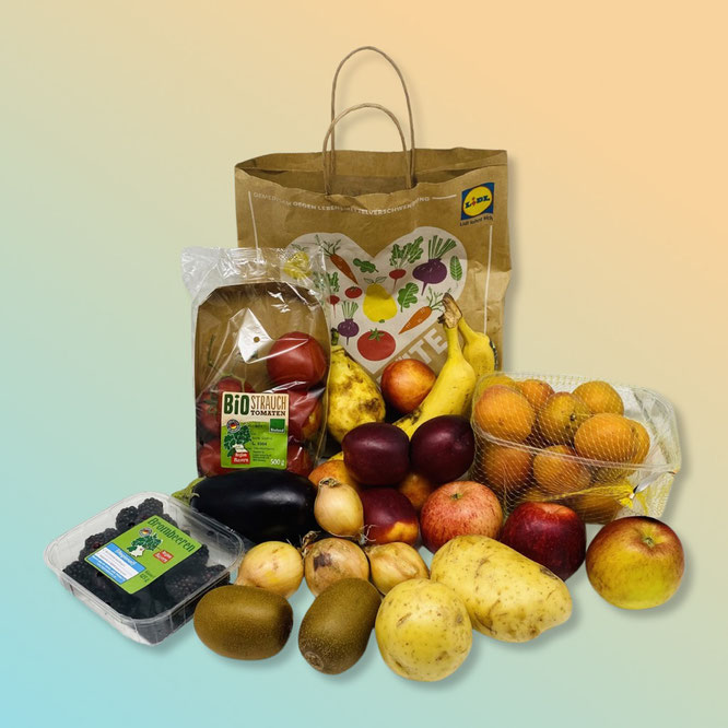 für geben zweite Gemüse eine Die und Lidl Chance Webseite! 3€ Rettertüte Obst - abagfullofbeautys -