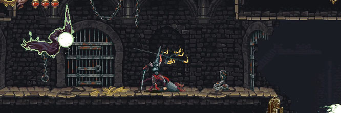 Viele Pixel-Platformer wie das spanische „Blasphemous“ bringen die „Souls“-Formel erfolgreich in die zweite Dimension.