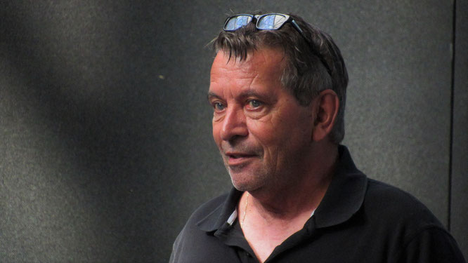 Dutch stuntman/stunt coordinator Dickey Beer during his panel at Comic Con Amsterdam in the RAI in Amsterdam