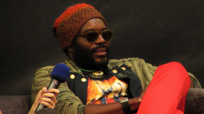  Chad L. Coleman, known for The Walking Dead (as Tyreese Williams), The Wire (as Dennis 'Cutty' Wise and Arrow (as Tobias Church) during the "The Walking Dead" panel at Weekend of Hell Dortmund 2018 in Germany