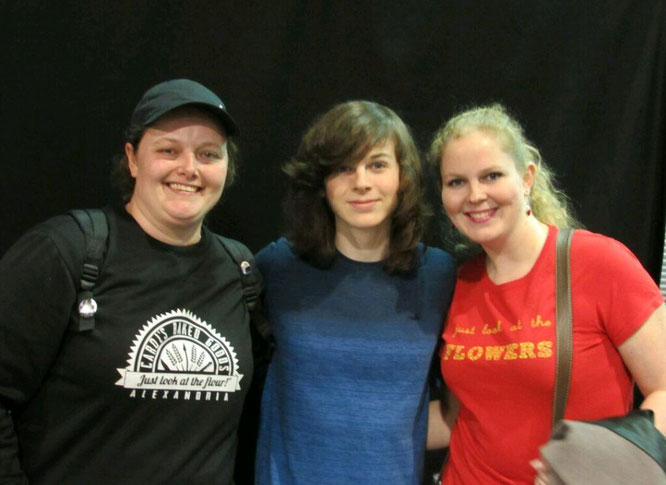 Photo with Chandler Riggs at Walker Stalker London 2016