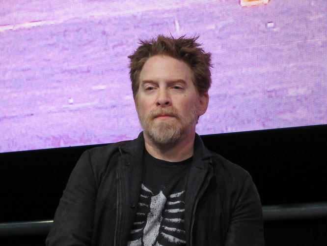 Seth Green on stage at Comic Con Manchester 2023