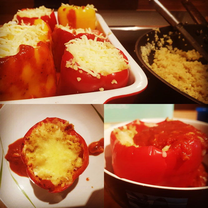 Gefüllte Bulgur-Paprika: Baby-led Weaning-Rezept auf Mama-Blog Patschehand.de