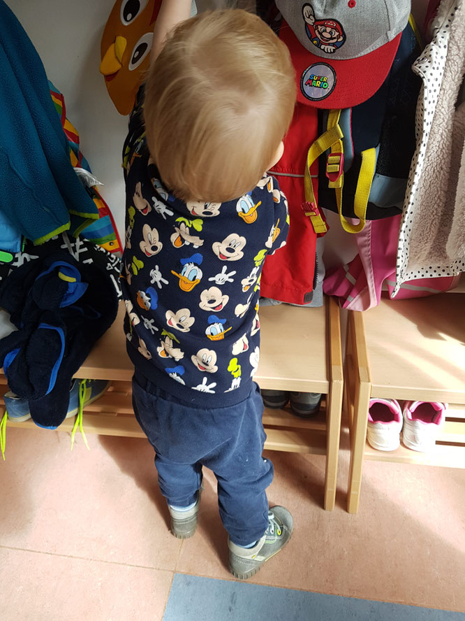 Kita-Kind während der Eingewöhnung kurz vor der Verabschiedung. Tagebuch auf Mama-Blog Patschehand.de aus Berlin-Friedrichshain.