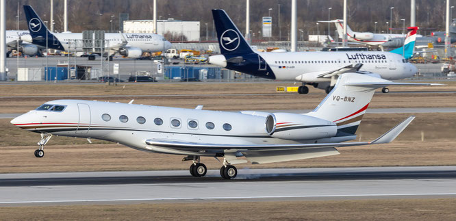16-02-2024 - VQ-BNZ (G650, 6158) - Munich, Germany - (C) ?ukasz Stawiarz