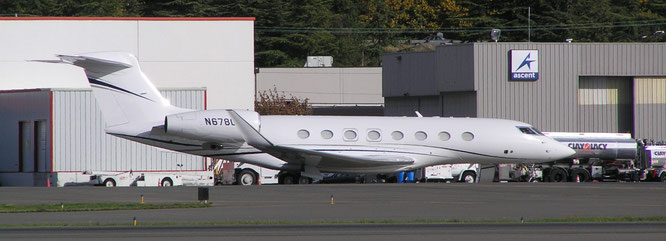 25-10-2016 - N678GA (G650, 6178) - Seattle Boeing Field (WA), USA - (C) R. Verhaegh