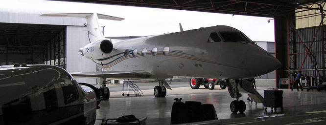 08-02-2016 - ZS-TEX (GIII, 355) - Lanseria International Airport, South Africa - (C) R. Verhaegh