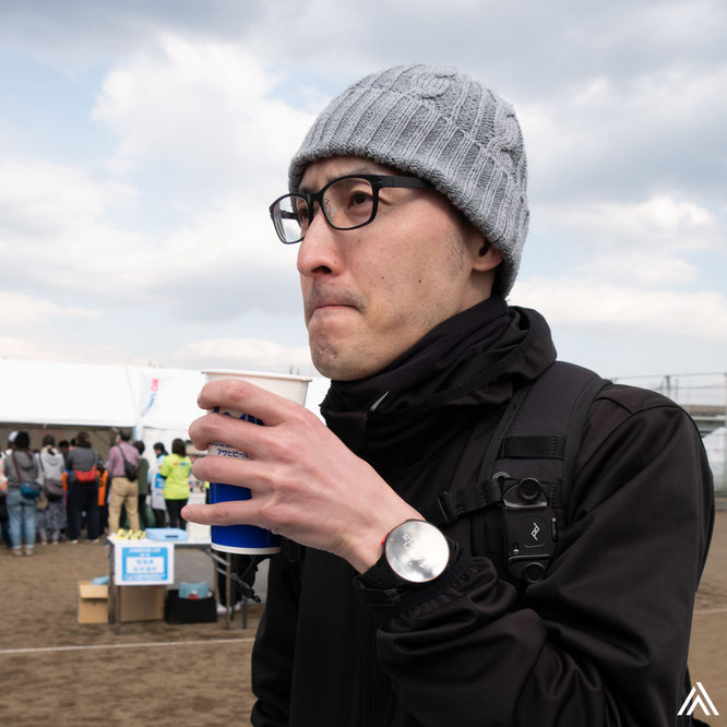 ビールがうまい。フルマラソン完走が感慨深い。