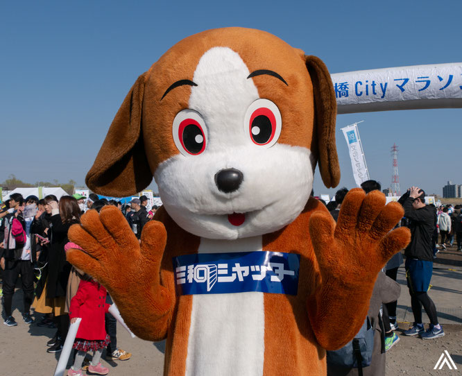 ポーズしてくれたイヌくん