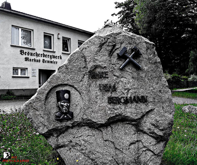 Das Bergbaudenkmal in Bad Schlema am Markus Semmler Stollen Schacht 15 II