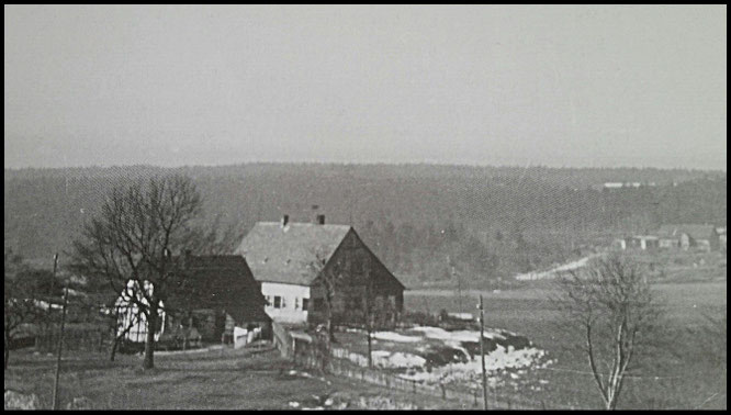 FG Adam Heber vor 1961, rechts am Hügel alte Ziegelei