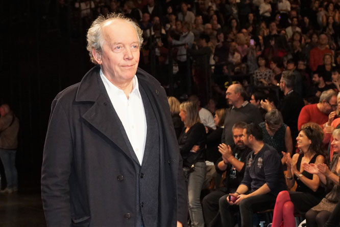 Luc Dardenne, sur le tapis rouge, lors de la cérémonie d'ouverture du Festival Lumière 2019 - Lyon - Photo © Anik Couble