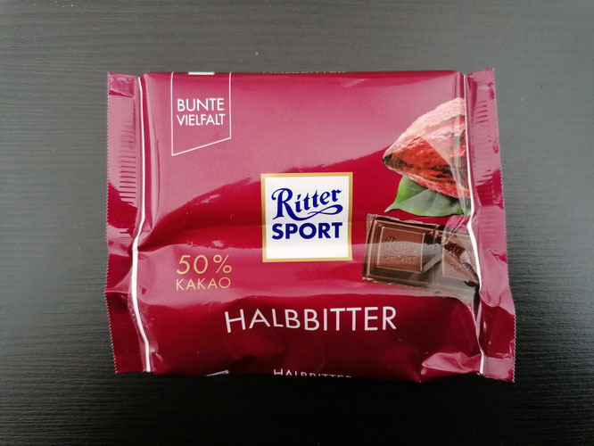 Ritter Sport Halbbitter Homepage von Edie Calie