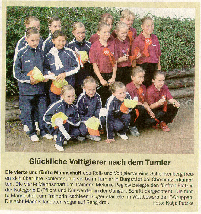 Veröffentlicht mit freundlicher Genehmigung. Quelle: Leipziger Volkszeitung vom 15. September 2008 | Regionalausgabe "Delitzsch-Eilenburg"