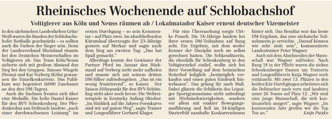 Veröffentlicht mit freundlicher Genehmigung. Quelle: Leipziger Volkszeitung vom 30. August 2010 | Regionalausgabe "Delitzsch-Eilenburg"