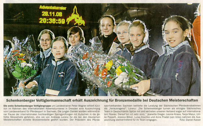 Veröffentlicht mit freundlicher Genehmigung. Quelle: Leipziger Volkszeitung vom 3. Dezember 2008 | Regionalausgabe "Delitzsch-Eilenburg"
