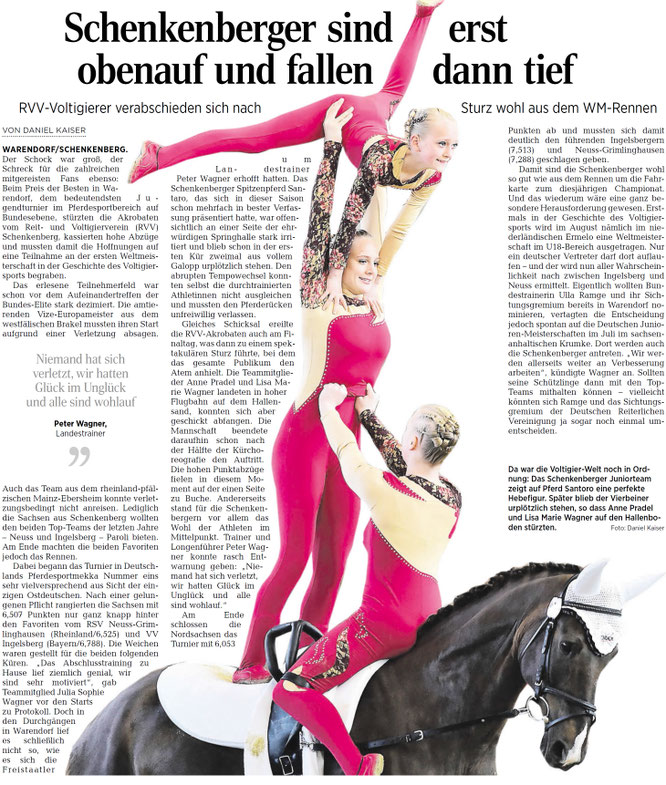 Veröffentlicht mit freundlicher Genehmigung. Quelle: Leipziger Volkszeitung vom 21. Mai 2015 | Regionalausgabe "Delitzsch-Eilenburg" | Seite 29