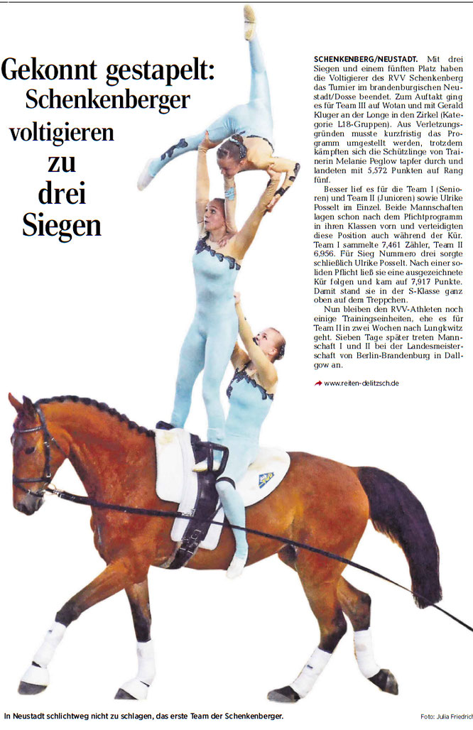 Veröffentlicht mit freundlicher Genehmigung. Quelle: Leipziger Volkszeitung vom 5. Juni 2014 | Regionalausgabe "Delitzsch-Eilenburg" | Seite 23