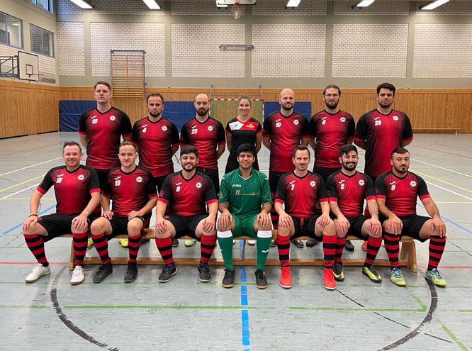 Die Herren-Mannschaft von Futsalicious Essen der Saison 2022/23 (Foto: Futsalicious Essen e.V.)