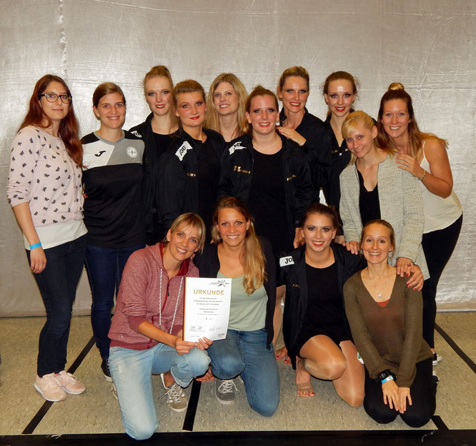 Die erfolgreiche "Dancelicious"-Small-Group am 14.10.2017 in Dinslaken (Foto: Gibson)