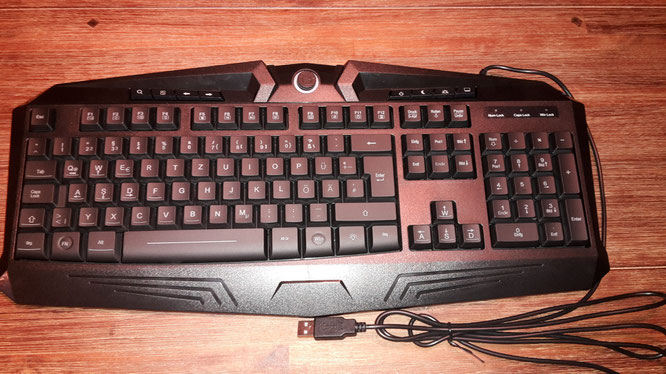 CSL USB Gaming Tastatur
