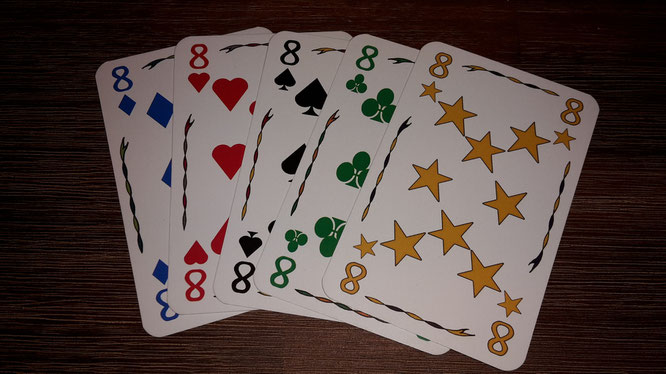 Kartensatz Five Crowns
