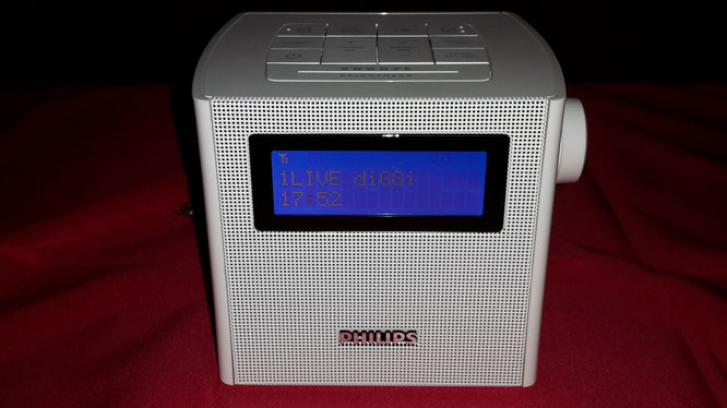 Testlibelle: Displaybeleuchtung Philips Radiowecker