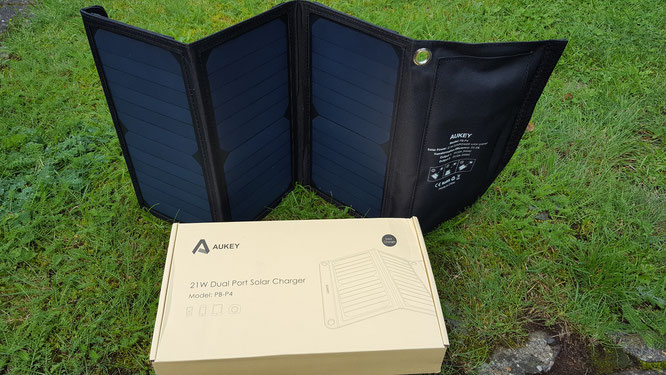 Aukey Solar-Ladegerät