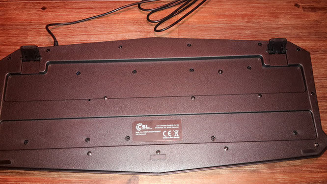 CSL USB Gaming Tastatur mit Beleuchtung