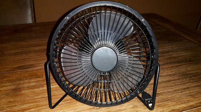 CSL Tischventilator schwarz
