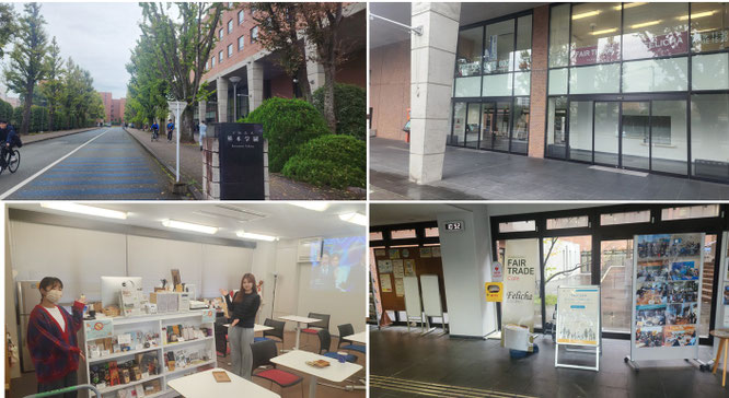 ※ 쿠마몬후루사토 프로그램 참가자는 쿠마모토 중심에 위치한 쿠마모토학원대학교 교류카페에서 일본대학생들과 대화합니다.