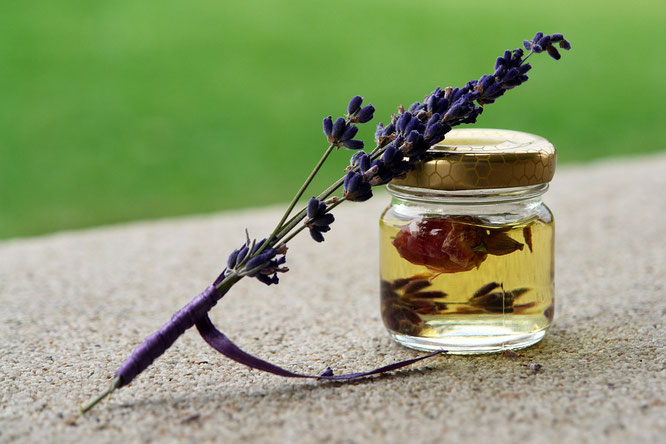 aceite esencial de lavanda