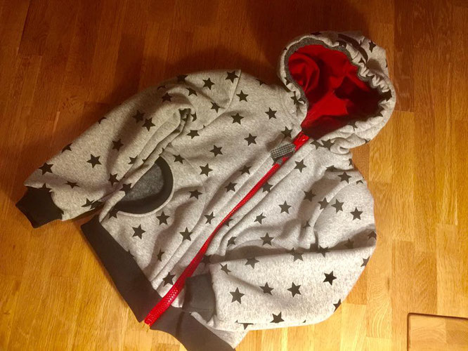 Jacke, Klimperklein, Stoff, Hachenburg, Einzig-n-Artig, Farbenmix