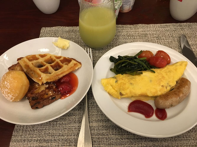 Breakfast at Hilton Hotel Singapore