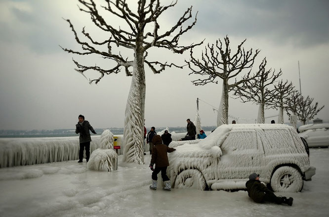 Copyright, AincaArt, Ainca Kira, Foto und Text, Writer, Photographer, Photography, Quersatz, Versoix, Lac Léman, Genfersee, Ice, Bise Noire,