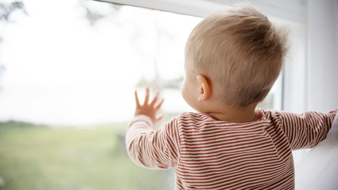 Kind in der Kinderbetreuung