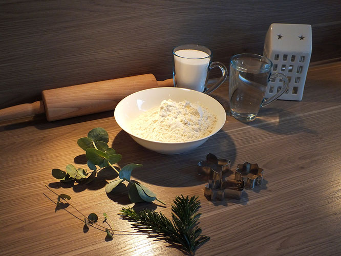 Salzteig, DIY, Weihnachtsdeko, basteln mit Kindern, Christbaumschmuck