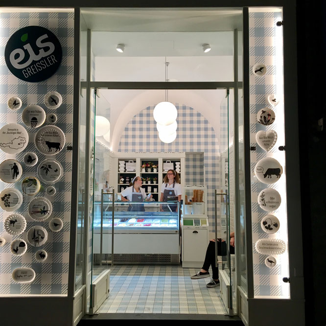 Eis, Eisdiele