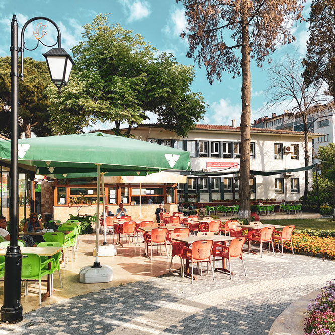 Teehaus im Park in Kusadasi