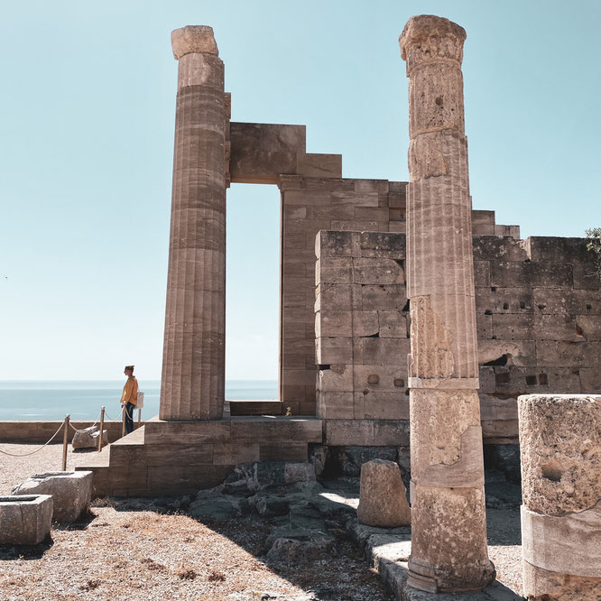 Akropolis von Lindos auf Rhodos