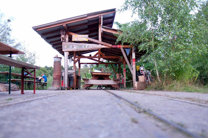 Outdoor-Küche Wilde Heimat Campingplatz Fürstenberg