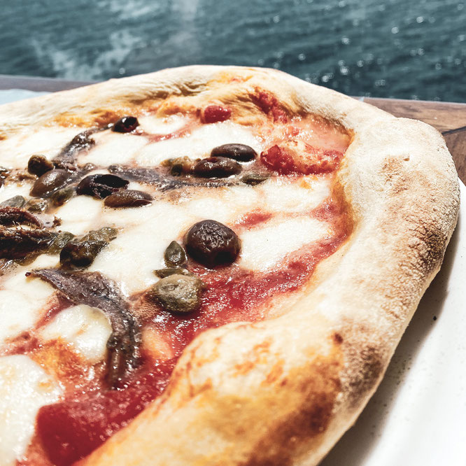 Pizza auf der Costa Venezia
