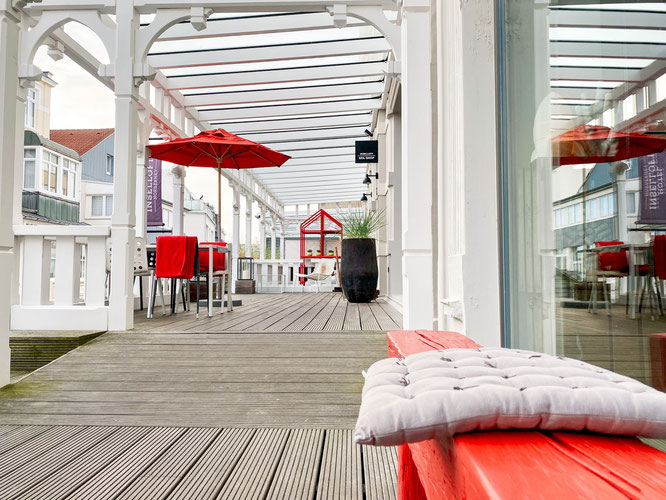 Veranda des Hotels Inselloft