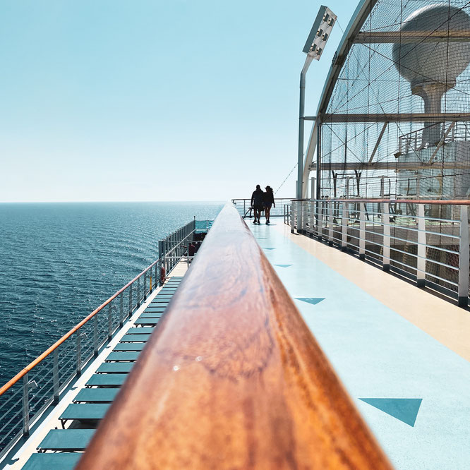 An Deck der Costa Venezia